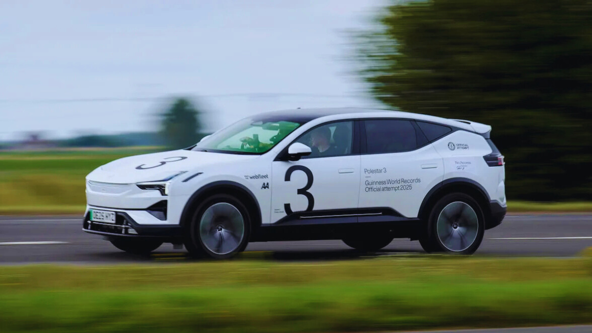Polestar 3 Sets Guinness World Record With Over 580 Miles on a Single Charge